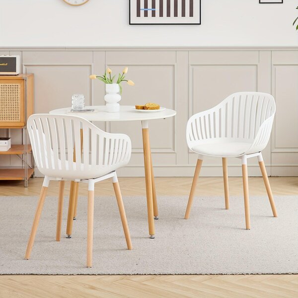 Jídelní židle - Sada židlí - Designové židle - Severské židle - Bílé židle - Ergonomický komfort