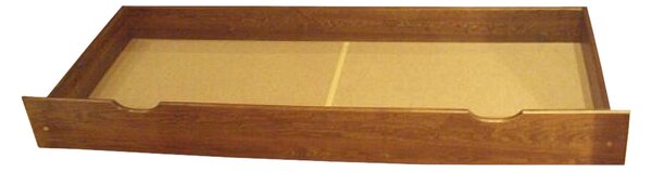 Zásuvka pod postel - 57 x 100 cm - pod 1/2 postele, dub-lak