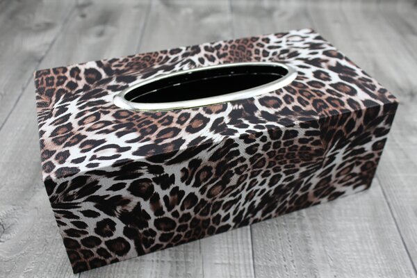 Krabice na kapesníky-gepard