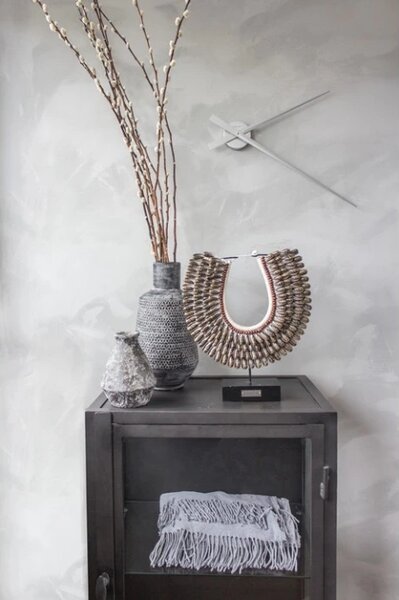 Designové nástěnné hodiny 2269zi Nextime Hands Silver 85cm