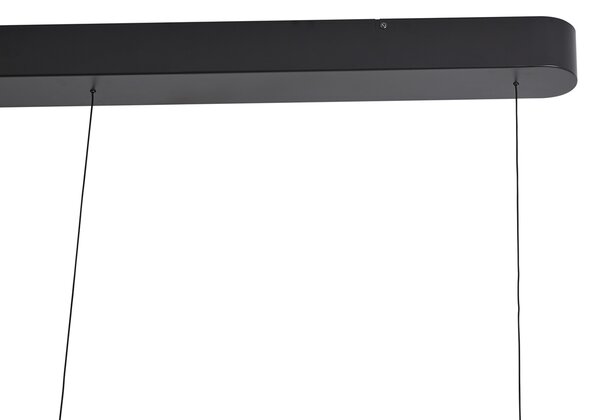 Závěsné svítidlo černé s béžovou vč. LED 3-krokové stmívatelné 3-světla Easylift - Witch
