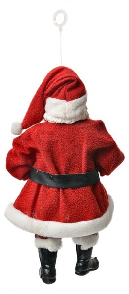 Vánoční figurka Santa Claus s cedulí No Place Like Gnome – 17 cm