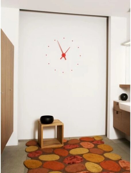 Designové nástěnné hodiny NOMON OJ červené 50cm
