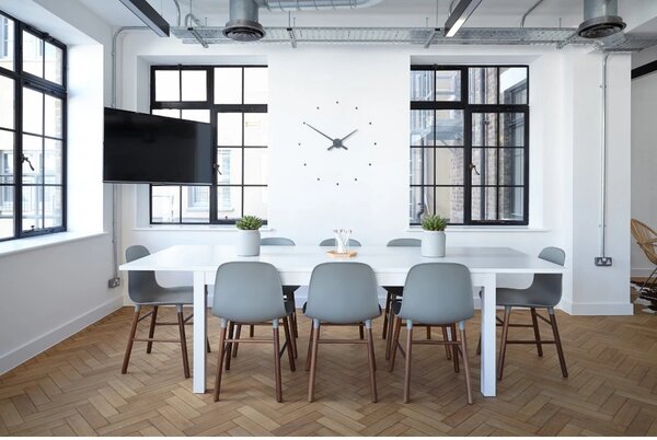 Designové nástěnné hodiny NOMON OJ grafitové 50cm