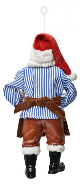 Vánoční figurka Santa Claus kutil s kladivem – 17 cm