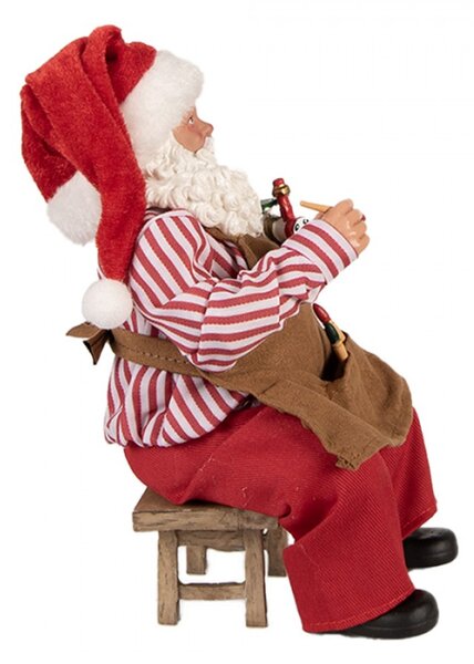 Vánoční figurka Santa Claus kutil / modelář – 13x10x28 cm