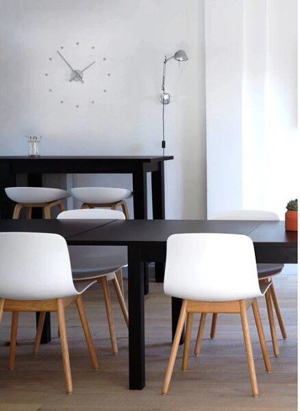 Designové nástěnné hodiny NOMON OJ stříbrné 50cm