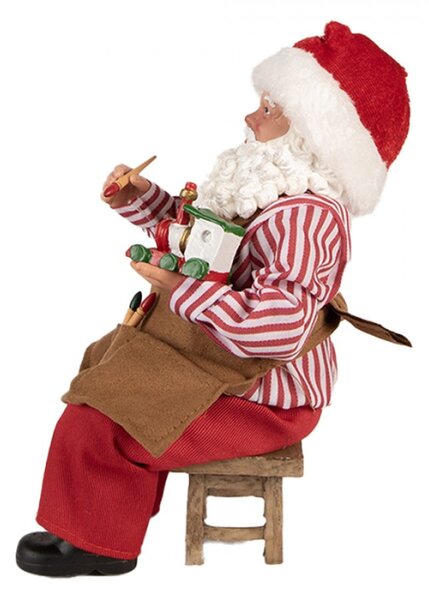 Vánoční figurka Santa Claus kutil / modelář – 13x10x28 cm