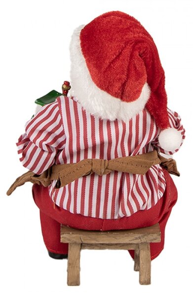 Vánoční figurka Santa Claus kutil / modelář – 13x10x28 cm