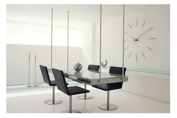 Designové nástěnné hodiny Nomon Merlin Walnut 125cm