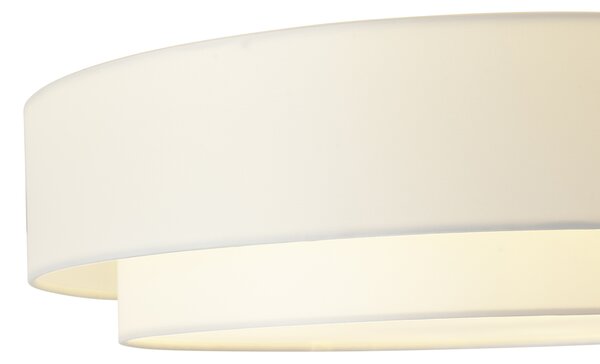 Moderní stropní svítidlo bílé 50cm 3-světelné - Drum Duo