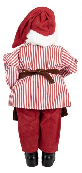 Vánoční figurka Santa Claus řezbář / kutil – 22x19x45 cm