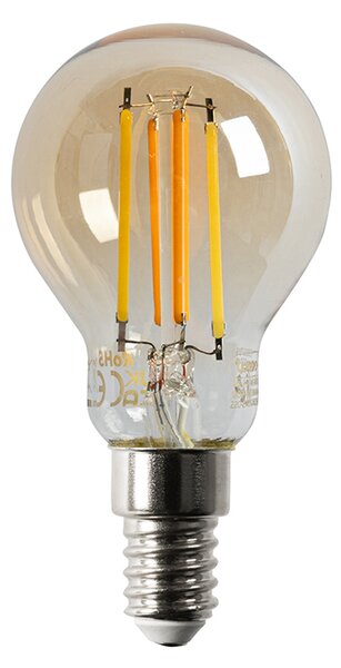 Sada 5 ks Smart E14 stmívatelná v Kelvinech LED lampa P45 goldline 4,9W 470 lm 1800-4000K