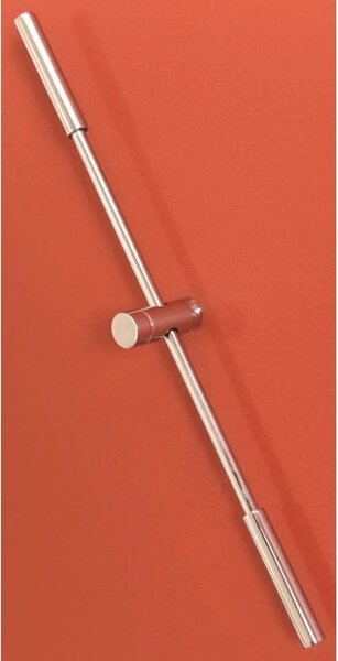 Designové nástěnné hodiny Nomon Merlin Inox 110cm