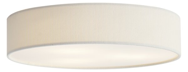 Moderní stropní svítidlo bílé se sametovým stínidlem 46cm 3-světla - Luz