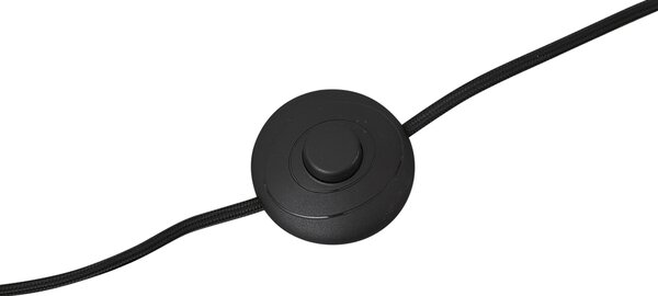 Moderní stojací lampa černá s kouřovým sklem, 3 světla, otočná a sklopná - Gianni