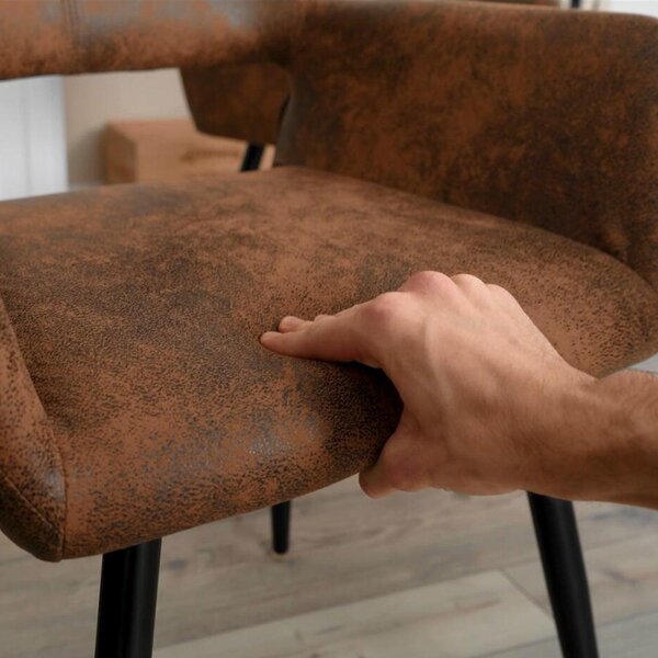 Jídelní židle - Židle s područkami - Designová židle - Kuchyňská židle - Skandinávská židle