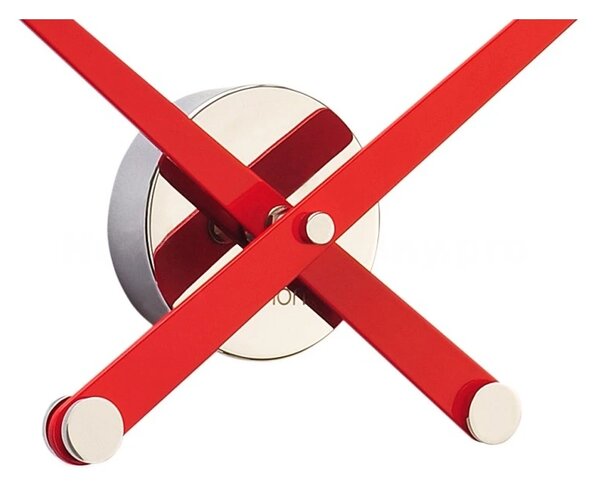 Designové nástěnné hodiny Nomon TACON 12L red 100cm