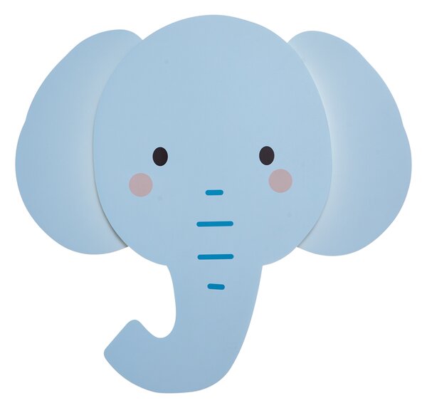 Dětské nástěnné svítidlo modré vč. LED 3-stupňové stmívatelné - Ellie the Elephant