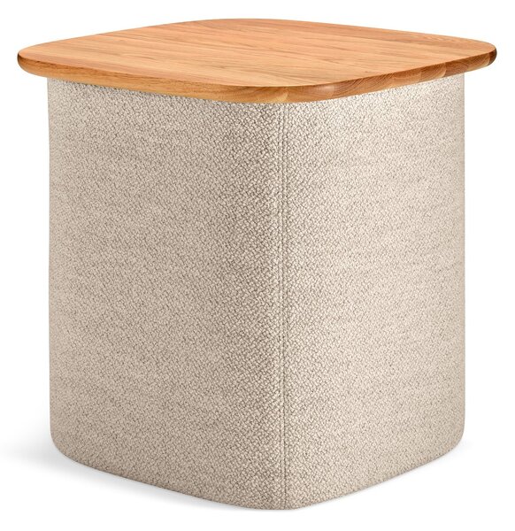 LD SEATING - Stolek DAFNA DAF-T420-U-W s dřevěnou deskou