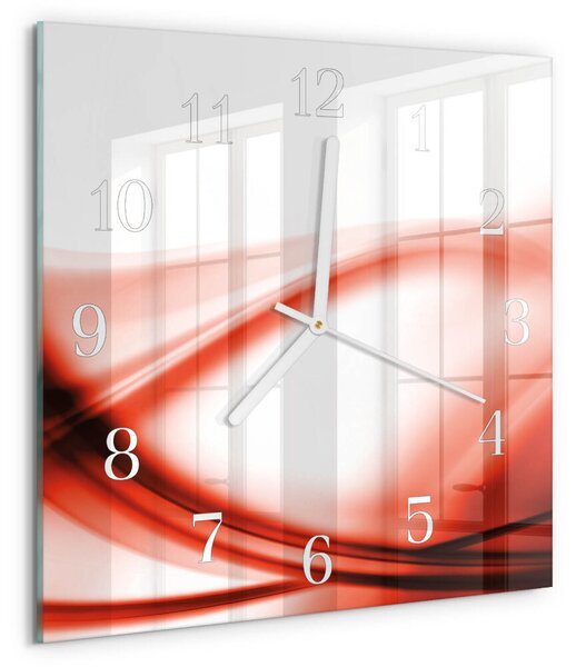 Skleněné hodiny Abstraktní čáry zskb-30x30-00079032