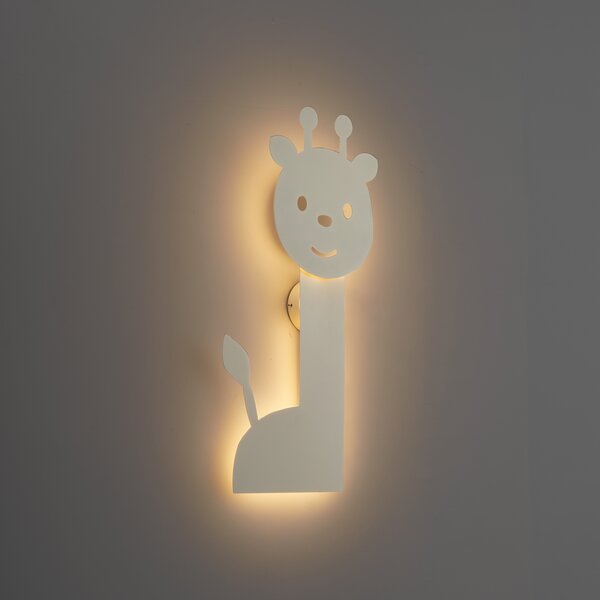 Dětské nástěnné svítidlo béžové vč. LED 3-krokové stmívatelné - Gigi the Giraffe