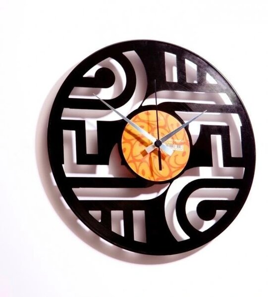 Designové nástěnné hodiny Discoclock 015 Geometry 30cm
