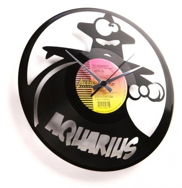 Designové nástěnné hodiny Discoclock Z11 Vodnář 30cm