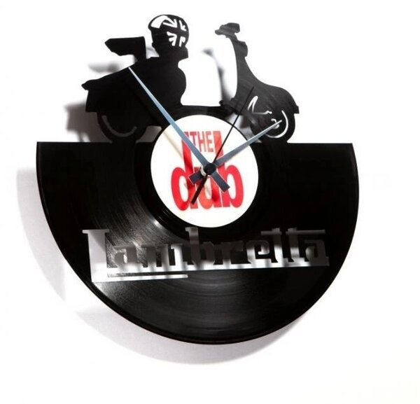 Designové nástěnné hodiny Discoclock 033 Lambretta 30cm