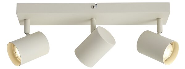 Moderní stropní bodové svítidlo béžové 3-světla nastavitelné - Jeana
