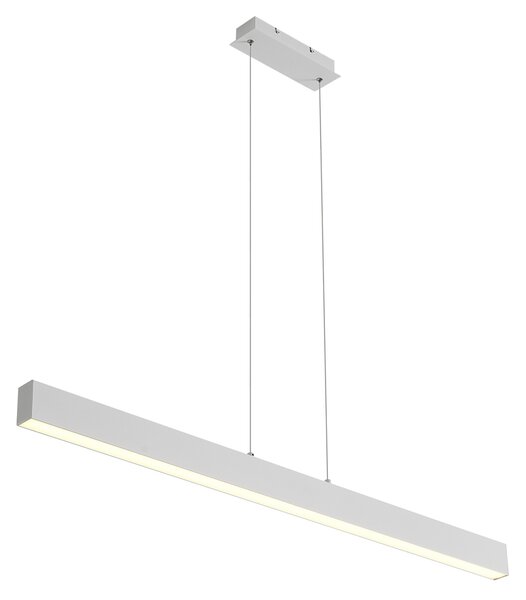 Závěsné svítidlo bílé vč. LED 3-stupňové stmívatelné 2700-4000K s přepínačem - Keane
