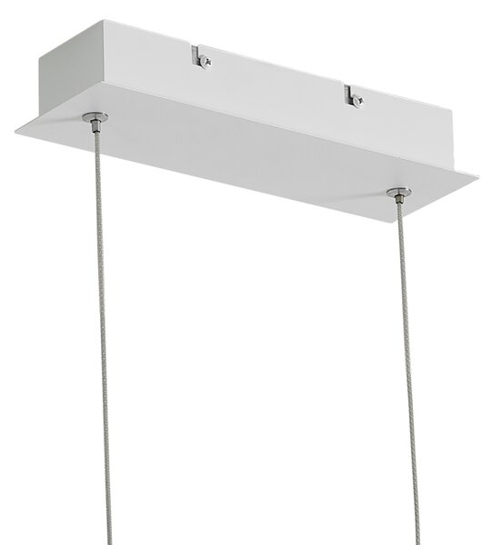 Závěsné svítidlo bílé vč. LED 3-stupňové stmívatelné 2700-4000K s přepínačem - Keane