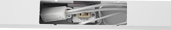 Stropní svítidlo bílé vč. LED 3-stupňové stmívatelné 2700-4000K s přepínačem Dip - Keane
