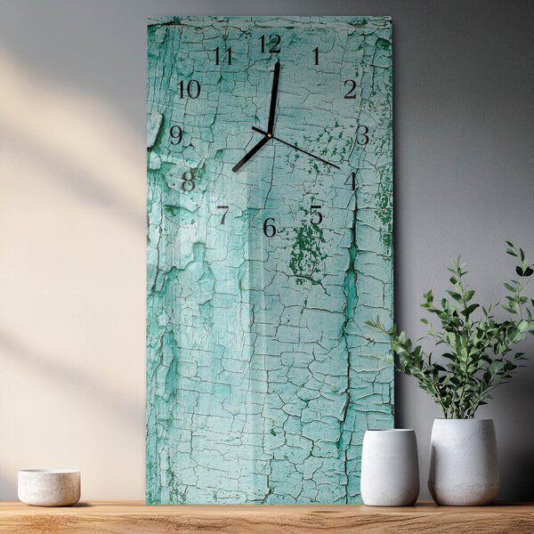 Skleněné hodiny vertikální Kůra zsppc-30x60-00171704