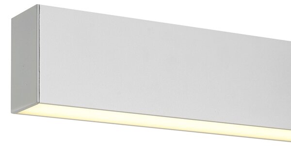 Závěsné svítidlo bílé vč. LED 3-stupňové stmívatelné 2700-4000K s přepínačem - Keane