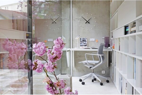Designové nástěnné hodiny Nomon RODON Mini white 50cm