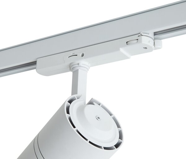 Moderní bodové svítidlo bílé pro 3fázovou kolejnici vč. LED - 3-Phase Ruler