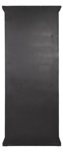 Černá dřevěná knihovna s nastavitelnými policemi – 80x36x195 cm