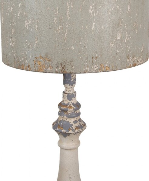 Béžová kovová stolní lampa – 33x75 cm