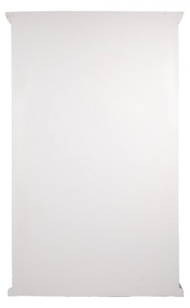 Bílá dřevěná knihovna s nastavitelnými policemi – 116x36x195 cm