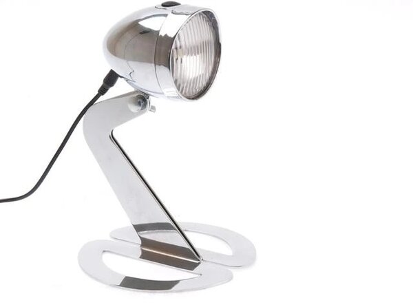 Chromovaná LED stolní lampa Leitmotiv LM726