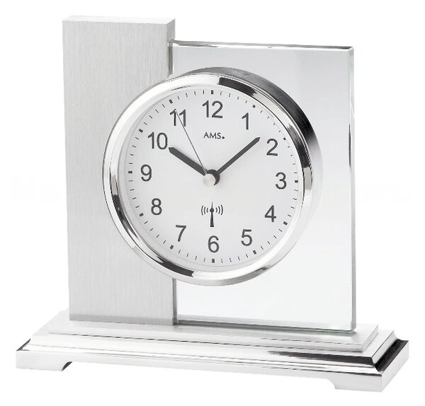 Stolní hodiny 5140 AMS řízené rádiovým signálem 17cm
