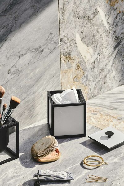 Audo Copenhagen Úložný box Frame Light Grey - 10 cm BLS144
