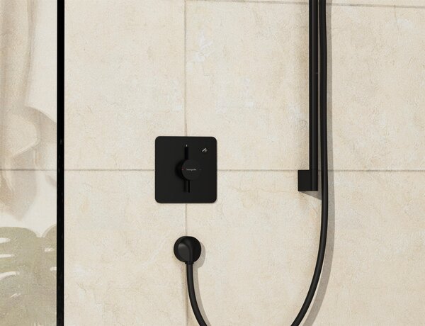 Hansgrohe DuoTurn Q sprchová baterie pod omítku černá 75614670