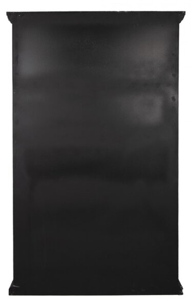 Černá dřevěná knihovna – 116x36x195 cm