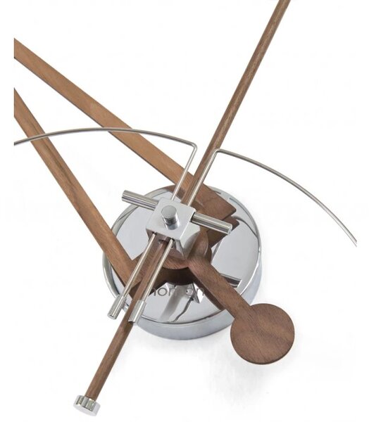Designové nástěnné hodiny Nomon Cris walnut 70cm