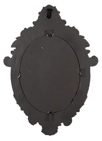 Béžové kovové zrcadlo – 46x3x64 cm