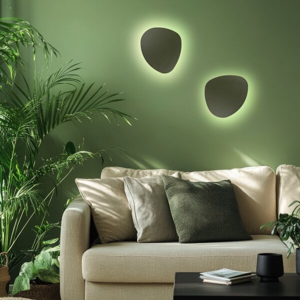 Nástěnné svítidlo STONE 2xG9/8W/230V 30x39 cm zelená
