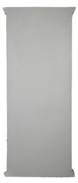 Šedá dřevěná knihovna – 80x36x195 cm
