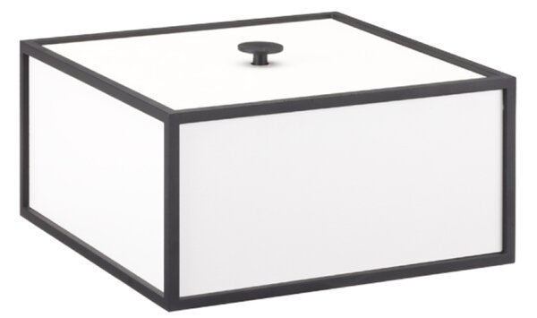 Audo Copenhagen Úložný box Frame White - 20 cm BLS107